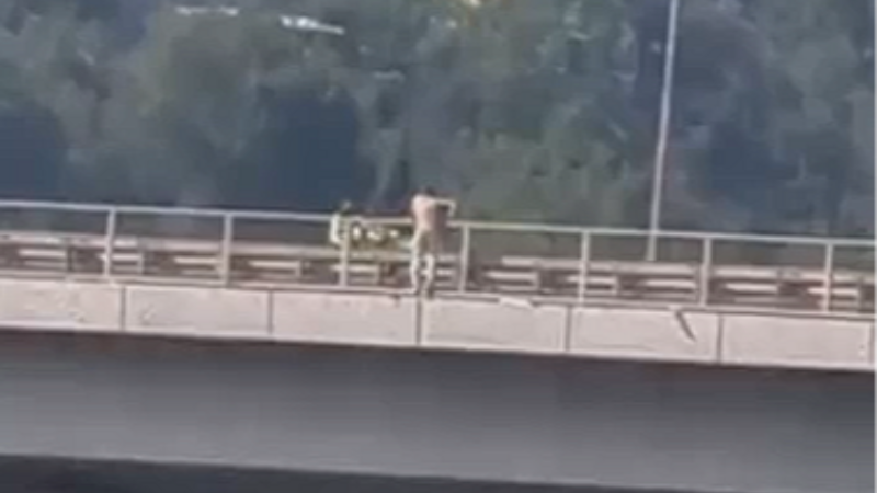 Gültepe Viyadüğü'nde intihar girişimi!