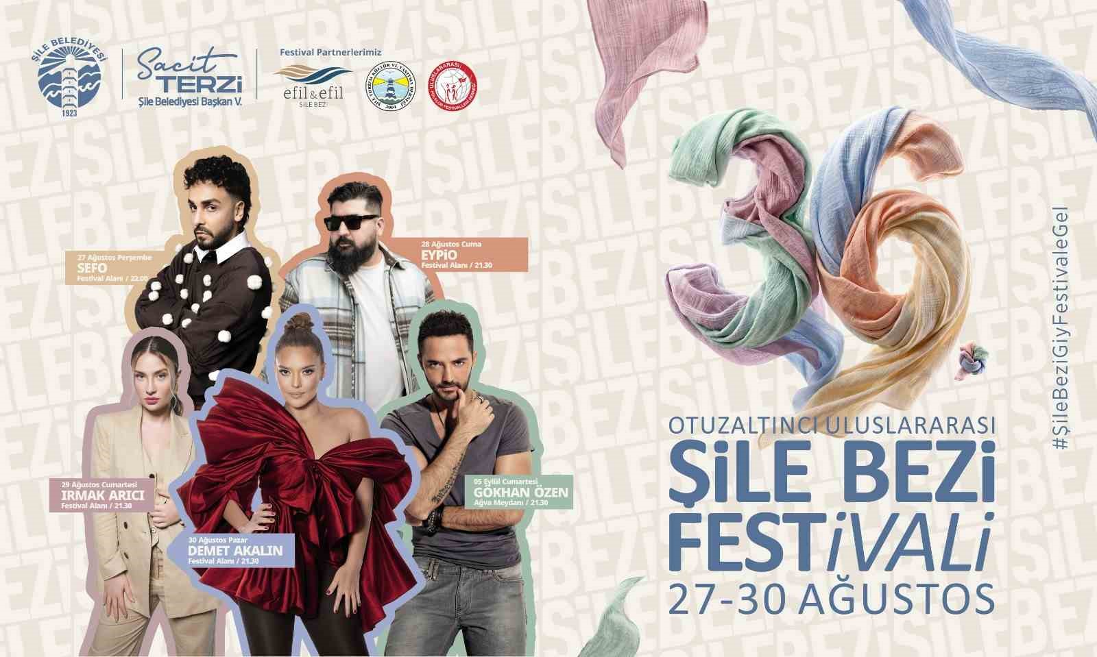 36. Uluslararası Şile Bezi Kültür ve Sanat Festivali için geri sayım başladı
