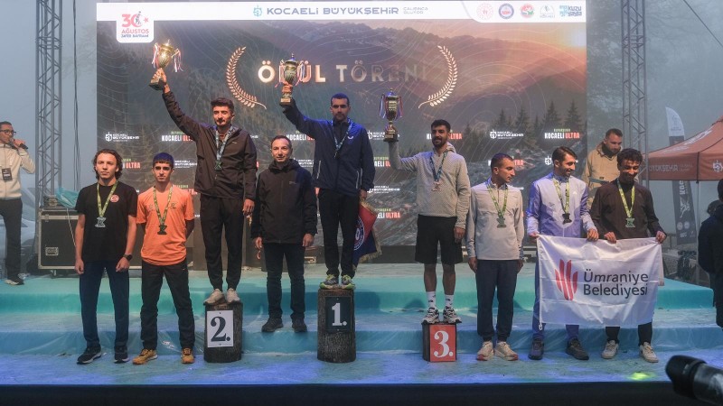Ultra Trail şampiyonları ödüllerini aldı