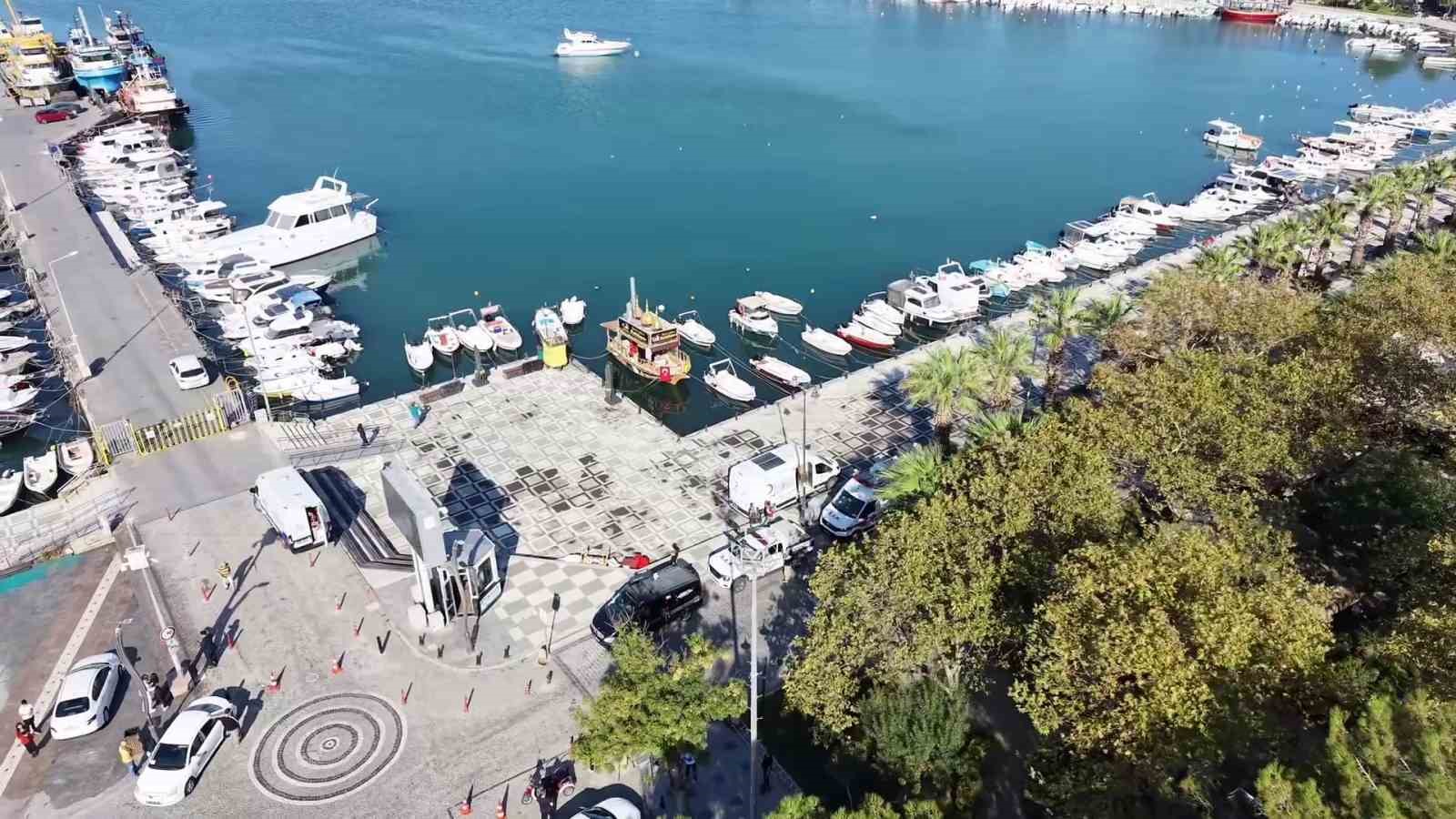 Silivri Limanı’nda son durum dron ile görüntülendi