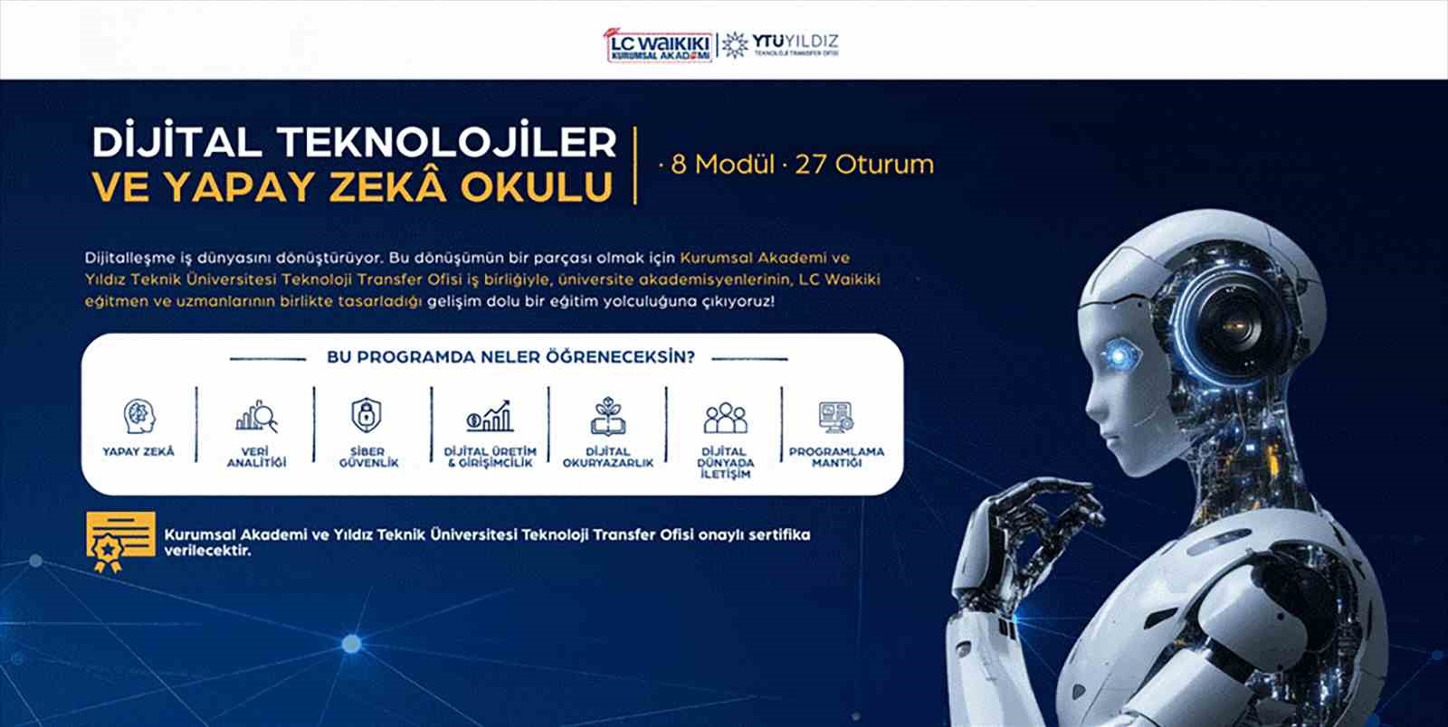 LC Waikiki, Dijital Teknolojiler ve Yapay Zeka Okulu ile çalışanların yetkinliklerini geliştiriyor