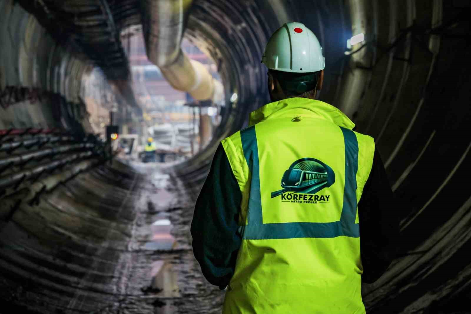 Körfezray’da tünel kazılarında 8 bin 278 metre aşıldı