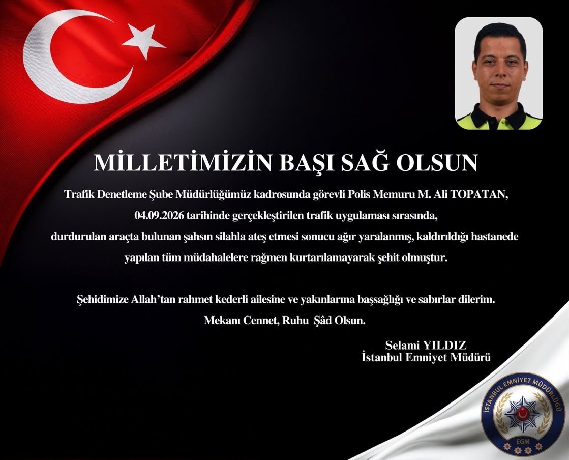 Esenyurt’ta uygulama üzerinden çağrılan taksici tarafından vurulan polis memuru şehit oldu
