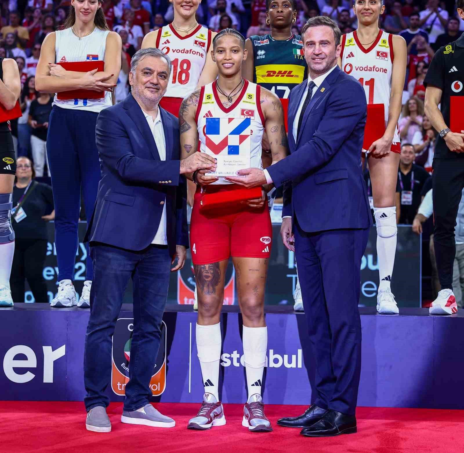 CEV Trendyol EuroVolley Kadınlar Avrupa Voleybol Şampiyonası’nda MVP ödülü sahibini buldu
