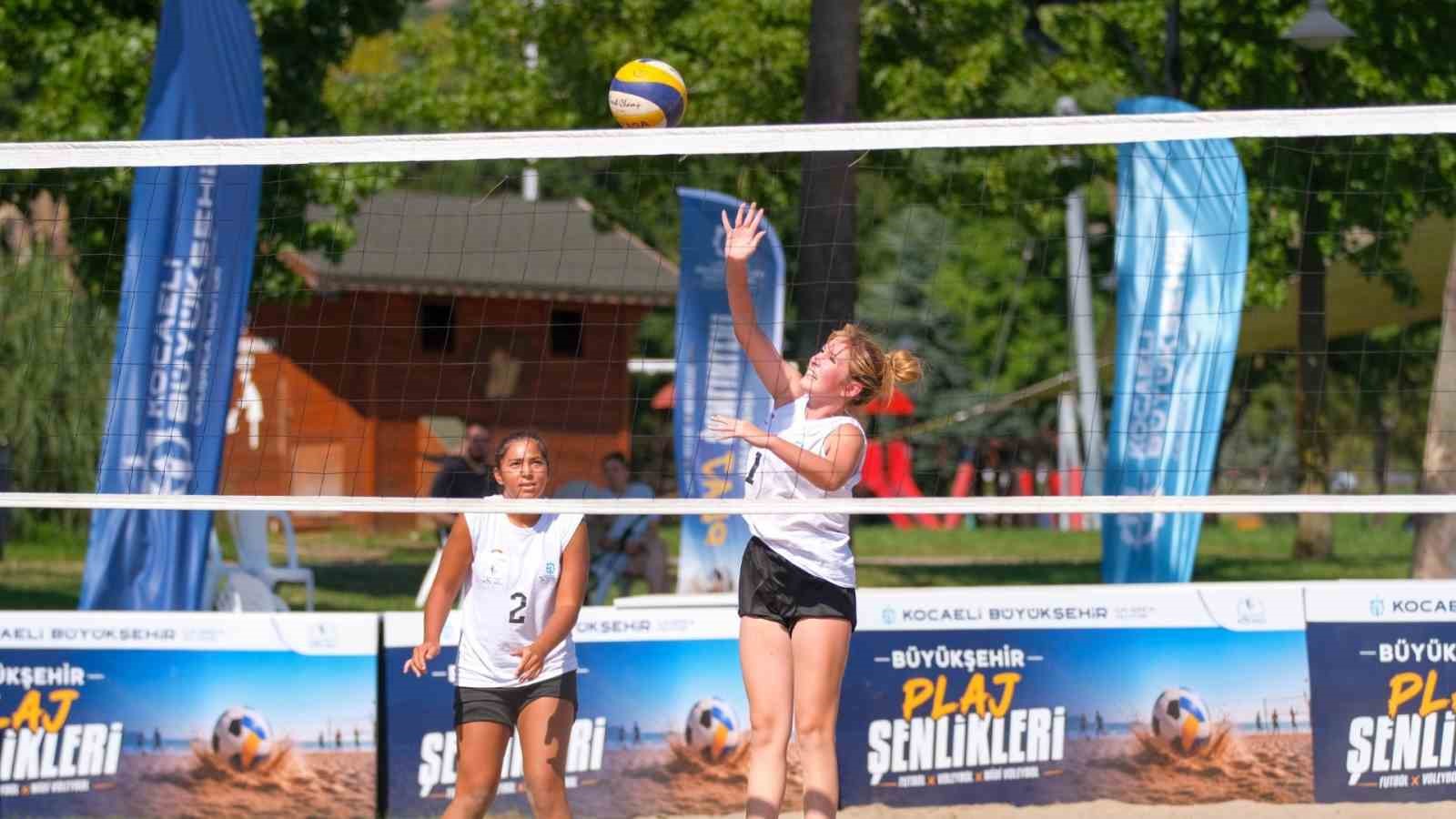 Plaj Şenlikleri’nde 539 sporcu kıyasıya yarıştı
