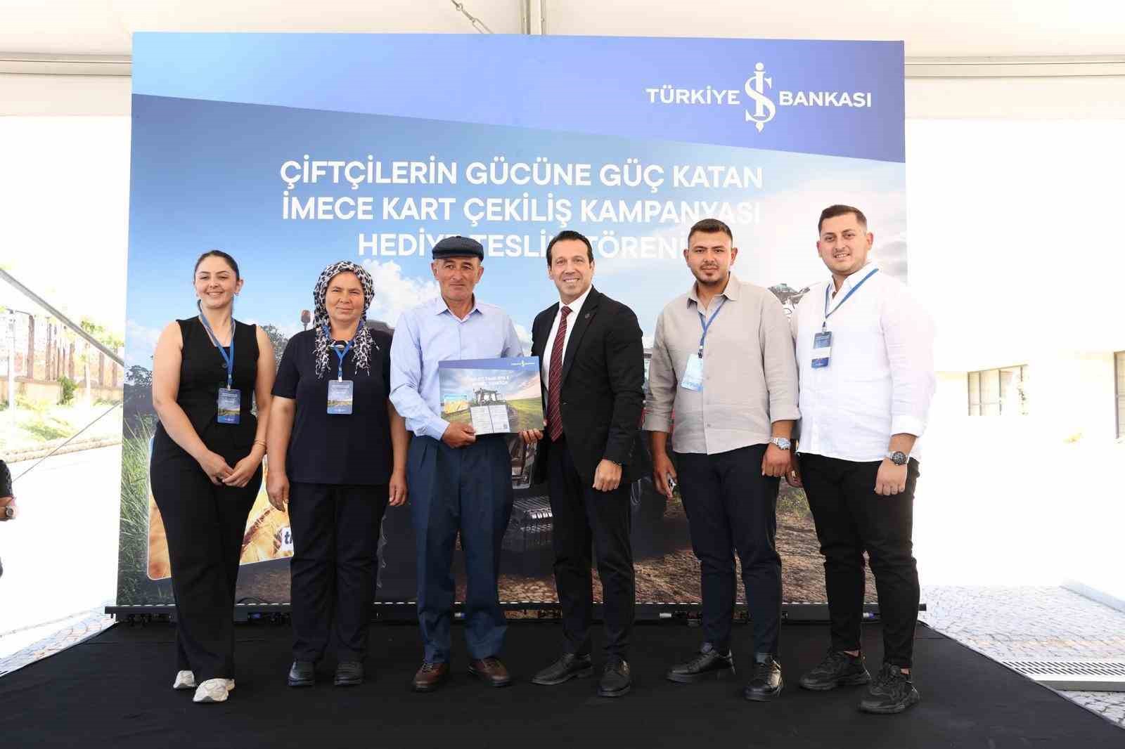 İş Bankası’ndan çiftçilere dev destek: "İmeceKart" çekilişinde ödüller sahiplerini buldu
