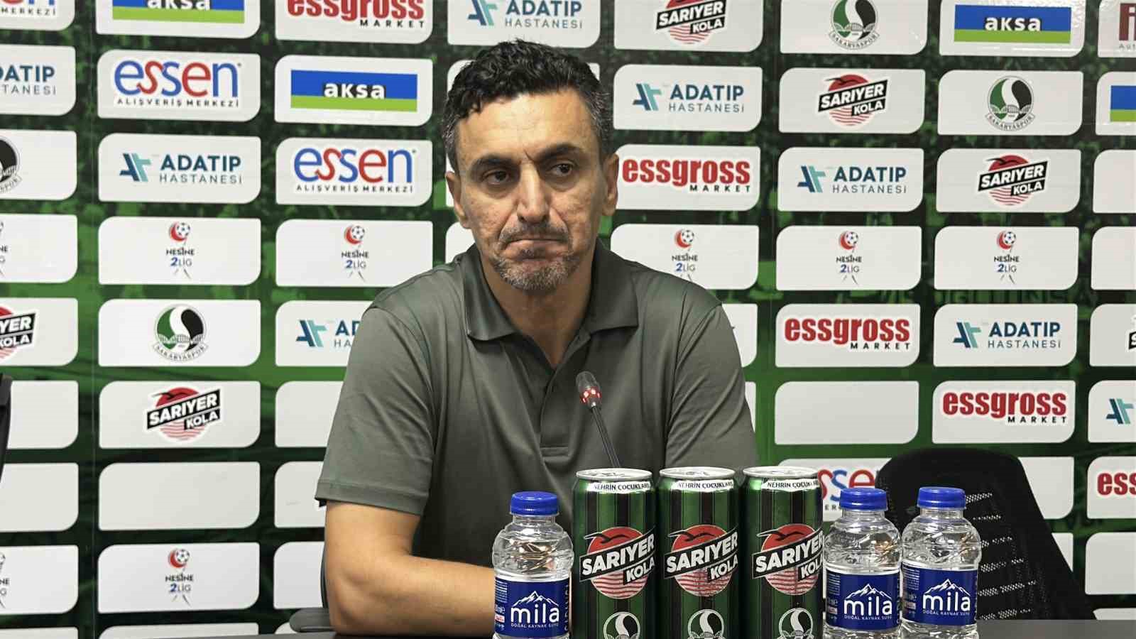 Sakaryaspor - Adana 01 Futbol Kulübü SK maçının ardından
