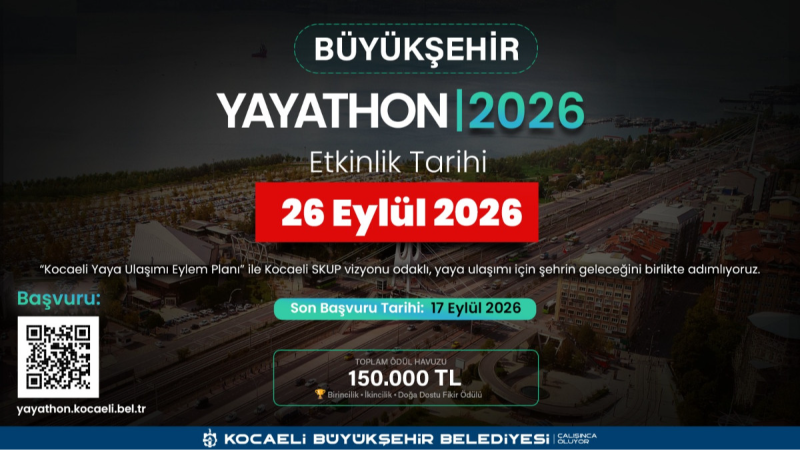 Kocaeli’de Yayathon 2026 başlıyor: 150 bin TL ödül