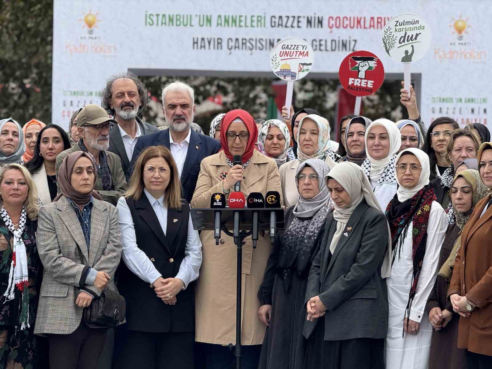 AK Parti İstanbul İl Kadın Kolları’ndan ‘’İstanbul’un Anneleri, Gazze’nin Çocuklarıyla’’ hayır çarşısı
