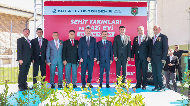 Kocaeli Büyükşehir’den şehit aileleri ve gazilere vefa