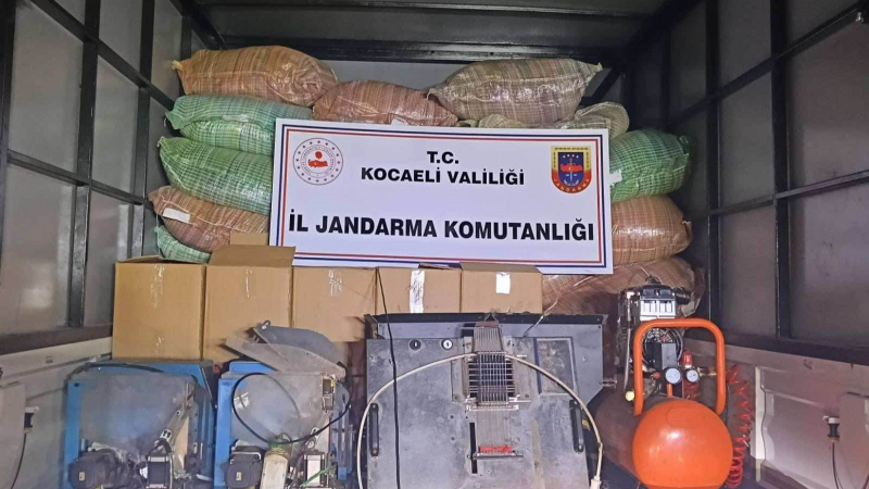 4 milyon TL’lik kaçak tütün operasyonu