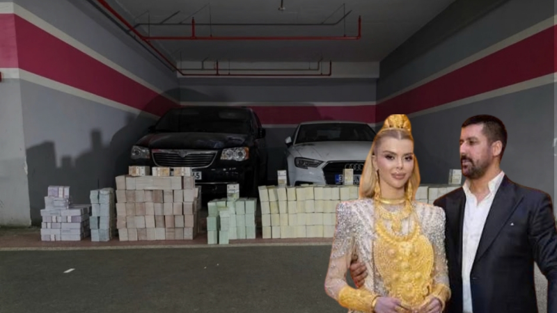 Otoparkındaki araçlardan servet çıktı