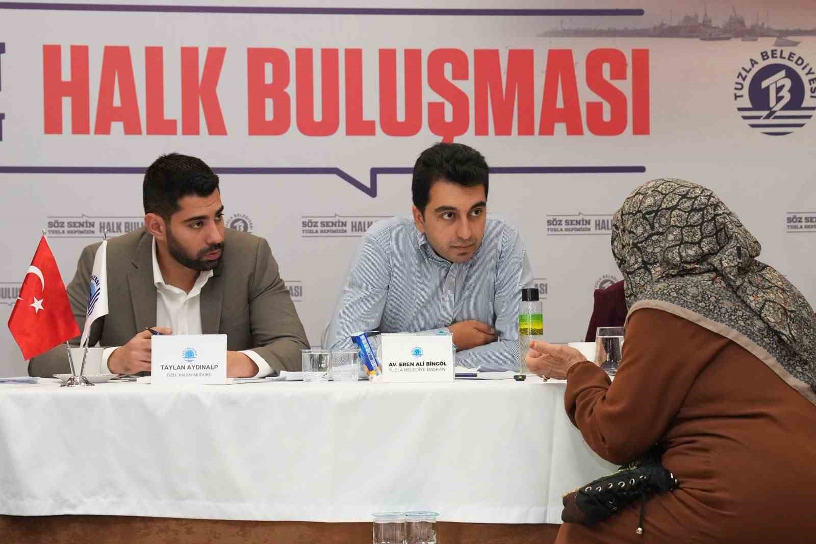 Tuzla’da halk buluşması: Vatandaşlar taleplerini Başkan Bingöl’e doğrudan iletti
