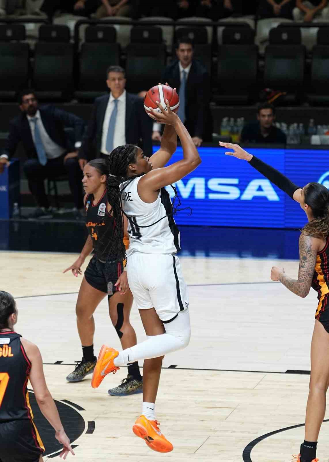 Kadınlar Basketbol Süper Ligi: Beşiktaş: 65 - Melikgazi Kayseri Basketbol: 56
