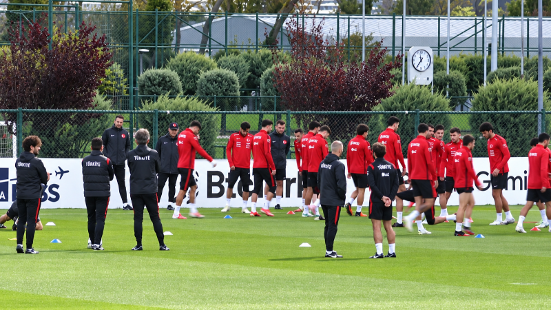 A Milli Futbol Takımı'nda Belçika maçının hazırlıkları tamamlandı