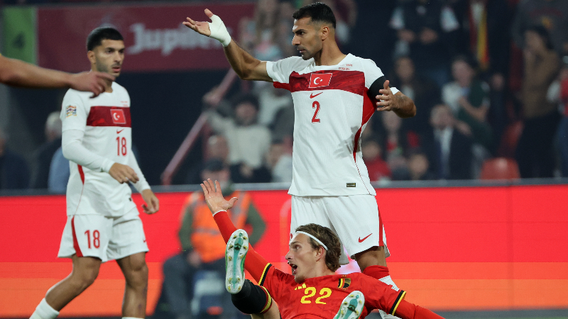 UEFA Uluslar Ligi: Belçika: 3 - Türkiye: 0 (Maç sonucu)
