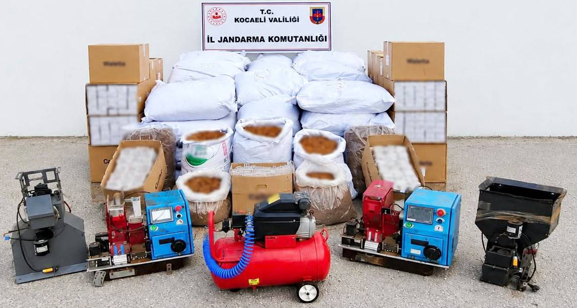 2 milyon 450 bin liralık tütün ve makaron ele geçirildi
