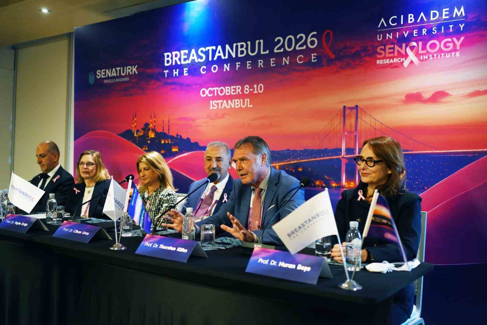 62 ülkeden binden fazla bilim insanı meme kanseri için İstanbul’a geldi
