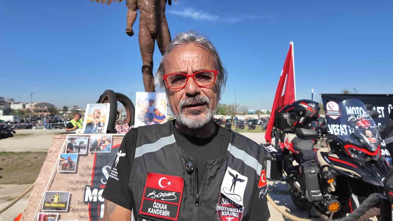 Silivri’de kazalarda hayatını kaybeden motosikletliler için anlamlı sürüş
