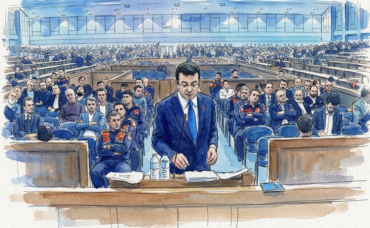 Ekrem İmamoğlu İBB davası kapsamında ilk savunmasına başladı

