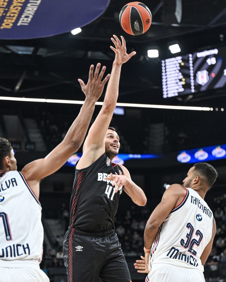 Euroleague: Beşiktaş: 95 - Bayern Münih: 87
