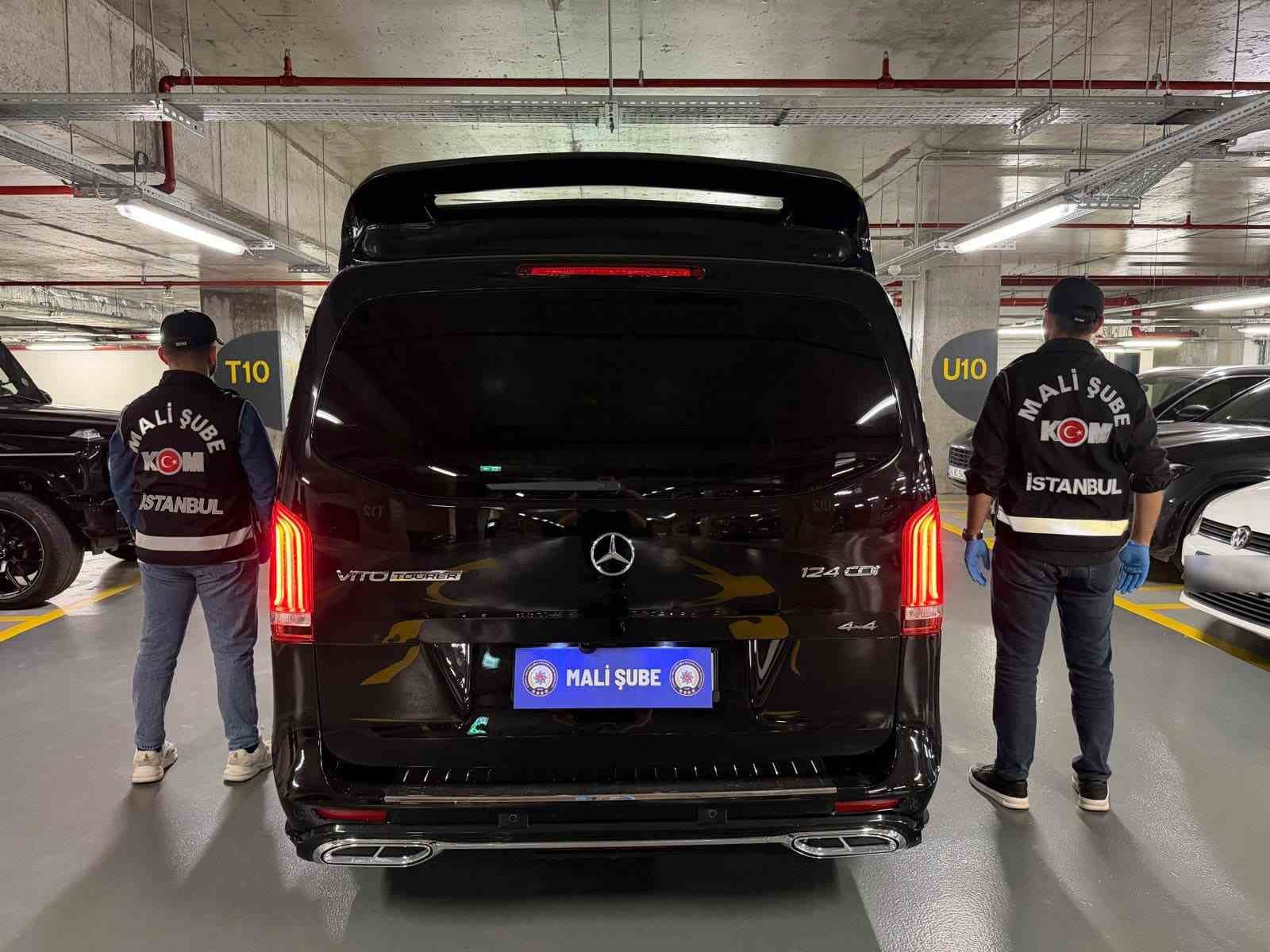Kırmızı bültenle aranan kripto para dolandırıcılığı şüphelisinin eşi adına kayıtlı 9 araca el konuldu
