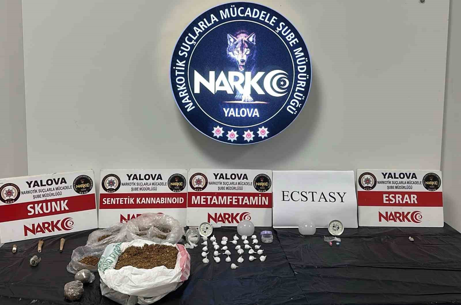 Yalova’da uyuşturucu operasyonlarında 2 şüpheli tutuklandı
