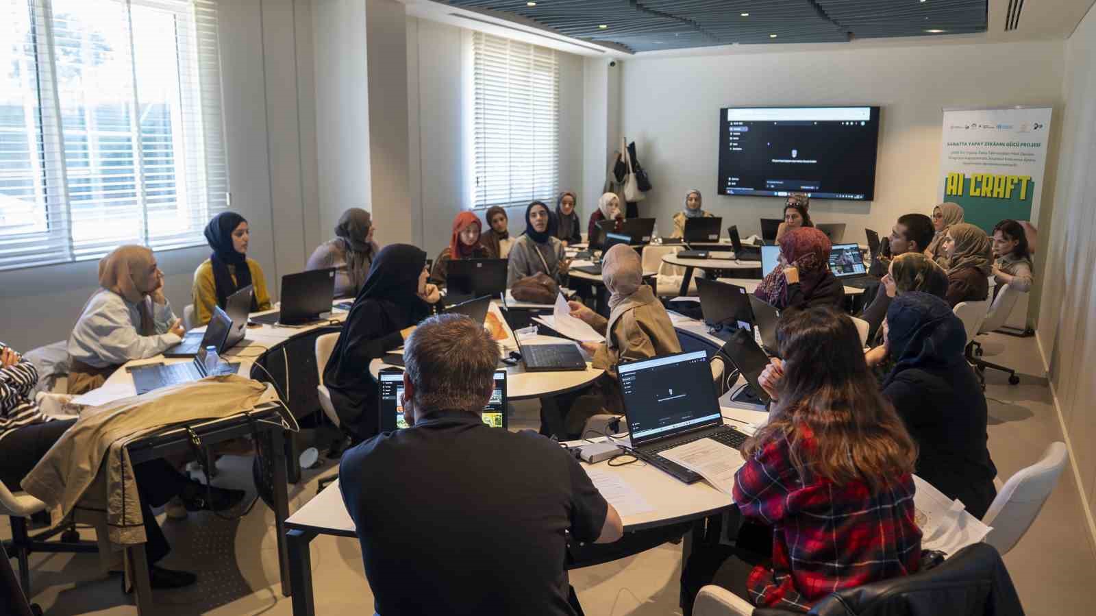 TÜRGEV’in AI CRAFT projesinde 100 genç yapay zekayla kısa film üretmeyi öğreniyor