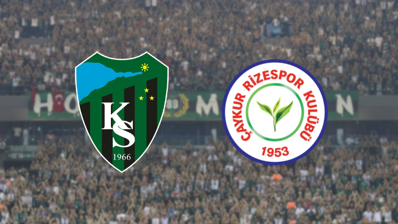 Kocaelispor, evinde Çaykur Rizespor'u ağırlıyor