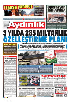 AYDINLIK GAZETESİ Gazetesi - Kocaeli Duysun - Şehre Dair Her Şey
