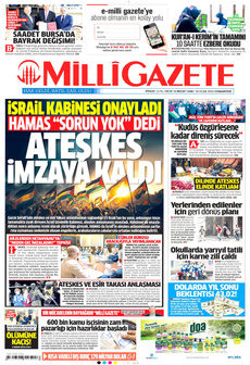 MİLLİ GAZETE Gazetesi - Kocaeli Duysun - Şehre Dair Her Şey