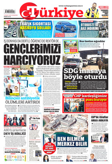 TÜRKİYE GAZETESİ Gazetesi - Kocaeli Duysun - Şehre Dair Her Şey