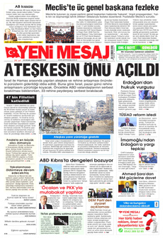 YENİ MESAJ Gazetesi - Kocaeli Duysun - Şehre Dair Her Şey