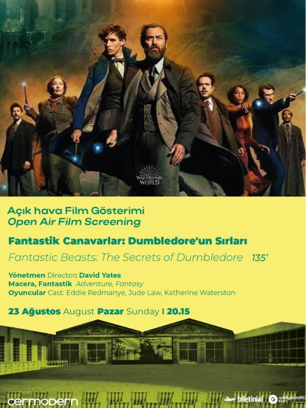 Açık Hava Film Gösterimi: Fantastik Canavarlar: Dumbledore'un Sırları - Kocaeli Duysun - Şehre Dair Her Şey