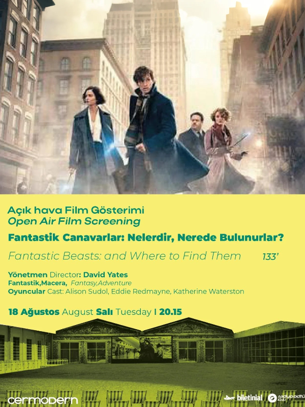 Açık Hava Film Gösterimi: Fantastik Canavarlar Nelerdir, Nerede Bulunurlar? - Kocaeli Duysun - Şehre Dair Her Şey