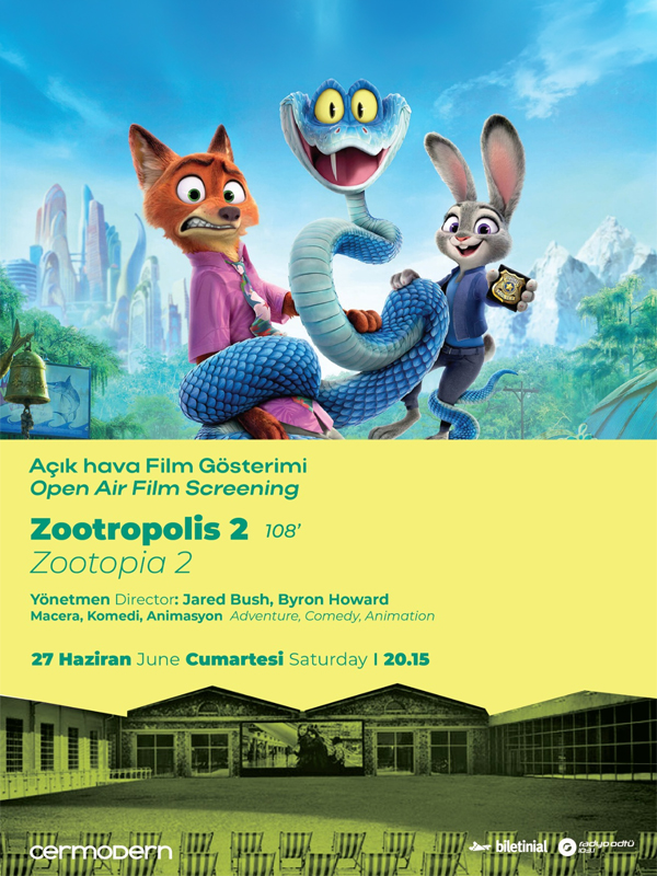Açık Hava Film Gösterimi: Zootropolis 2 / Zootopia 2 - Kocaeli Duysun - Şehre Dair Her Şey