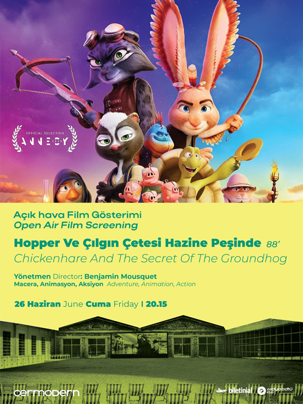 Açık Hava Film Gösterimi:Hopper ve Çılgın Çetesi Hazine Peşinde - Kocaeli Duysun - Şehre Dair Her Şey