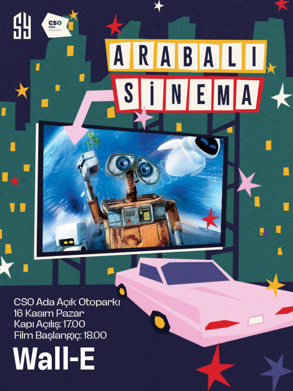 Arabalı Sinema Gündüz Kuşağı Wall-e (Altyazılı) - Kocaeli Duysun - Şehre Dair Her Şey