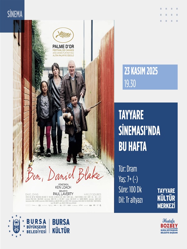 Ben Daniel Blake - Kocaeli Duysun - Şehre Dair Her Şey
