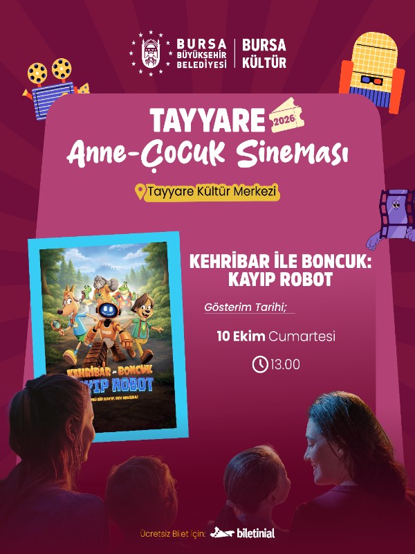 Kehribar ile Boncuk: Kayıp Robot – Tayyare Anne-Çocuk Sineması - Kocaeli Duysun - Şehre Dair Her Şey