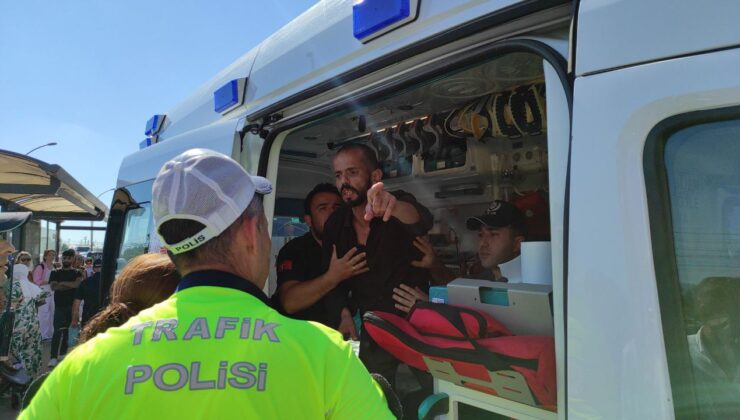 İntihara kalkışan şahıs ambulanstan da kaçtı