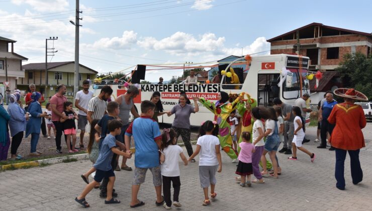 Kartepe’de Kurban Bayramı’nın coşkusunu minikler yaşadı