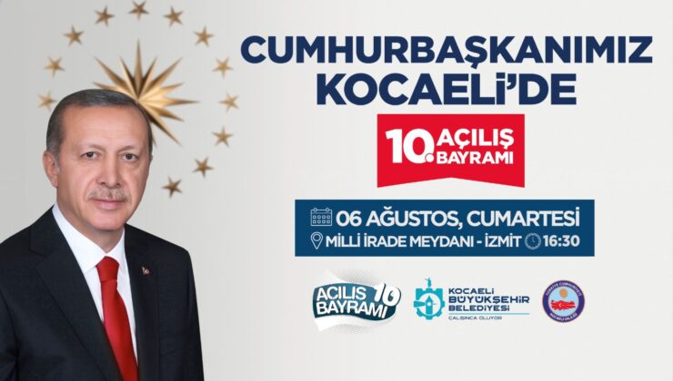 Cumhurbaşkanı Kocaeli’ne geliyor