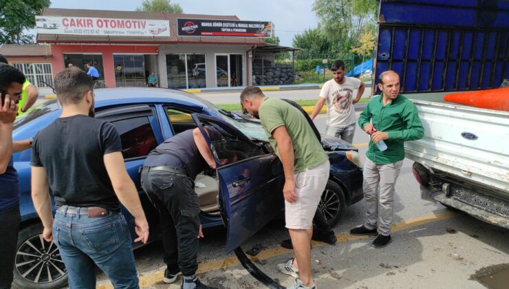 Kazada kopan parmağı bulmak için seferber oldular