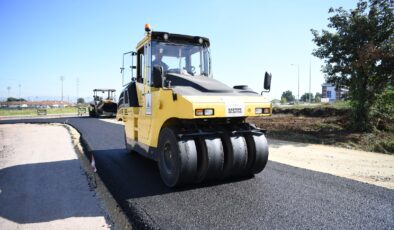 Egemenlik Caddesi’ne 800 ton asfalt