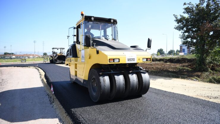 Egemenlik Caddesi’ne 800 ton asfalt