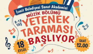 İzmit Belediyesi Sanat Akademisi’nde yetenek taraması başlıyor