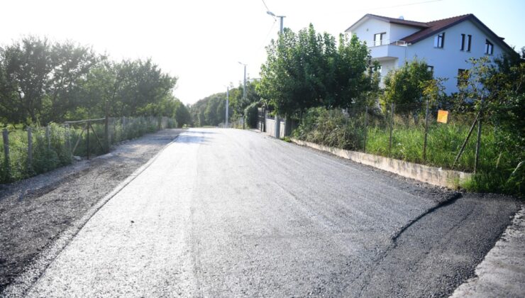 Firüze Caddesi’ne 550 ton asfalt