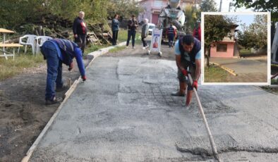 Engelli kız için evinin önüne ambulans girişi yapıldı