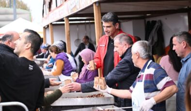 En fazla kestaneyi yiyip en güzel tatlıyı yapan ödülü kaptı